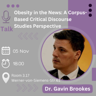 Towards entry "Talk: Obesity in the News: A Corpus-Based Critical Discourse Studies Perspective (05.11.2024, 6.00 pm)"